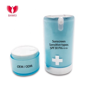 SPF 30 <span class=keywords><strong>bloqueador</strong></span> sol pantalla de protección hidratante blanqueamiento <span class=keywords><strong>Natural</strong></span> piel sensible crema solar para niño Dama - Product Image 1