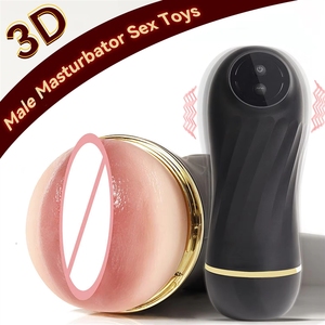 Dispositivo de Cuidado Masculino con Diseño <span class=keywords><strong>3D</strong></span> Ultra Realista, Masajeador Íntimo de Manos Libres, Sensación de Tacto Real, Textura Realista, 100% Impermeable - Product Image 2