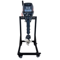 Moteur hors-bord pour bateau de pêche, 100% neuf, OEM, en alliage d'aluminium marin, homologué CE, essence, 9,9 ch, 2 temps