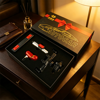 Coffret cadeau d'outils d'urgence pour voiture avec logo personnalisé, kit cadeau d'entreprise, accessoires de voiture, boîte cadeau en papier rigide avec insert en mousse EVA