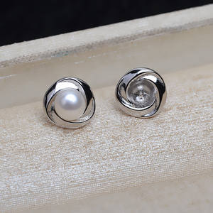 Pendientes de Cadena de Hueso de Serpiente de Plata S925 con Borla Larga, Pendientes de Perlas para Mujer, Soporte Vacío para Joyería DIY, Accesorios 911 - Product Image 3