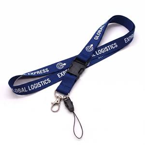 Cordón para el Cuello de Poliéster Personalizado con Sublimación y Serigrafía, con Gancho y Soporte para Llavero, Porta Credenciales - Product Image 1