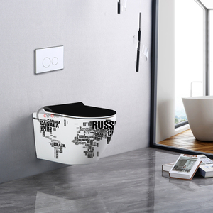 โถสุขภัณฑ์แบบแขวนผนังสไตล์อเมริกัน - Product Image 3