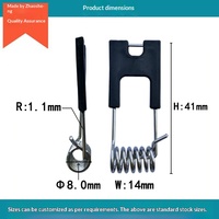 Clip de fixation pour plafonnier LED encastré - Installation facile - Accessoire de fixation pour luminaire - Fixation rapide en carbone