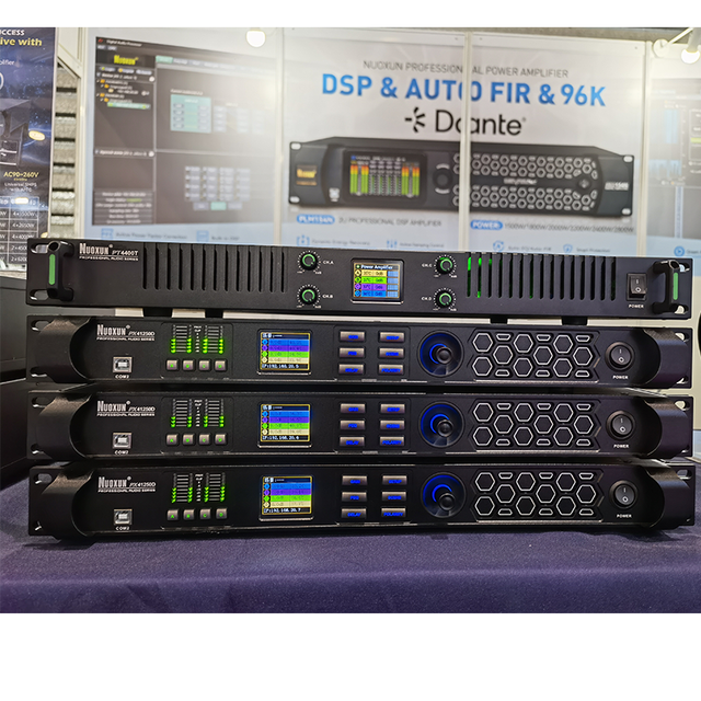 Class D 1U  Professional  4 Channel Amplifier 1200w Dante Audio Amplifier signal Amplifier Audio Sound Equipment