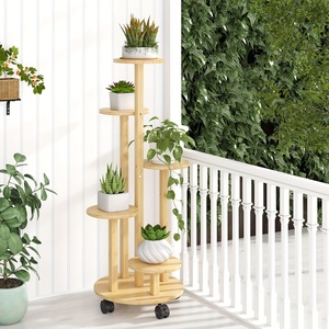 Supports de <span class=keywords><strong>plantes</strong></span> <span class=keywords><strong>en</strong></span> <span class=keywords><strong>bois</strong></span> de bambou écologiques et naturels de style moderne du milieu du siècle <span class=keywords><strong>pour</strong></span> <span class=keywords><strong>plantes</strong></span> <span class=keywords><strong>d</strong></span>'<span class=keywords><strong>intérieur</strong></span> - Product Image 2