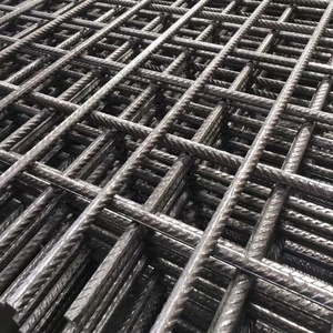 İnşaat Beton Kare Kafesleri Koruyucu/Dekoratif Donatı Tel Örgüsü 3x3 Siyah Kaynaklı Tel Örgü Panel Satışı - Product Image 6