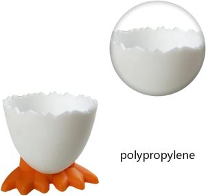 <b>Easter</b> Custom Logo Eco-Friendly PP Plain White Poached Egg <b>Cup</b> Holder - Product Image 3