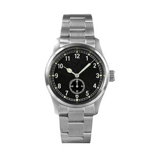 Montre de luxe pour homme avec mouvement à quartz de 37 mm, style simple et élégant, verre saphir, 20 bars, lumineuse, mouvement Ronda, plongeur - Product Image 1