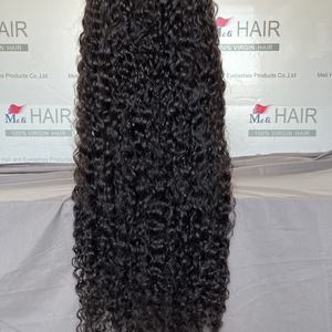 Peluca frontal de encaje transparente 13x4 de cabello humano brasileño al por mayor para mujeres afroamericanas, rizada o lisa, con encaje frontal suizo 13*4 - Product Image 2