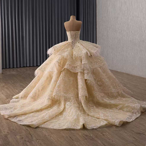 Jancember 251149 Elegante Abito <span class=keywords><strong>da</strong></span> <span class=keywords><strong>Sera</strong></span> Senza Spalline con Motivo in Pizzo e Volant per Ragazze di 15 Anni - Product Image 4