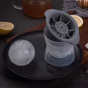Moule à glaçons en silicone à un seul trou, outil de fabrication de glaçons ronds en forme de diamant pour whisky - Product Image 3