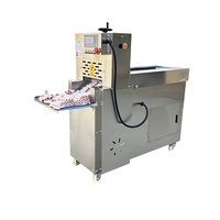 Pengiris daging CNC otomatis efisiensi tinggi untuk komponen Motor inti baja tahan karat daging sapi