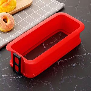 Moldes de Silicona Rectangulares Personalizados al por Mayor con Base para Cocinar - Product Image 1