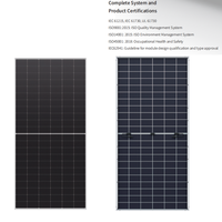 Modules photovoltaïques haute performance 595~625M Panneaux solaires monocristallins pour centrales électriques