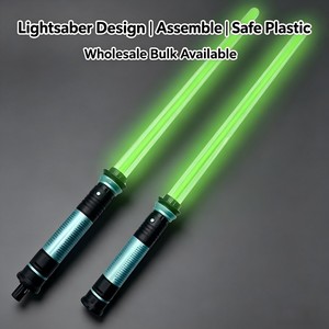 <span class=keywords><strong>Sabre</strong></span> lumineux LED à double tête Nouvelle musique Epée de Noël en plastique pour les fêtes et les décorations - Product Image 1