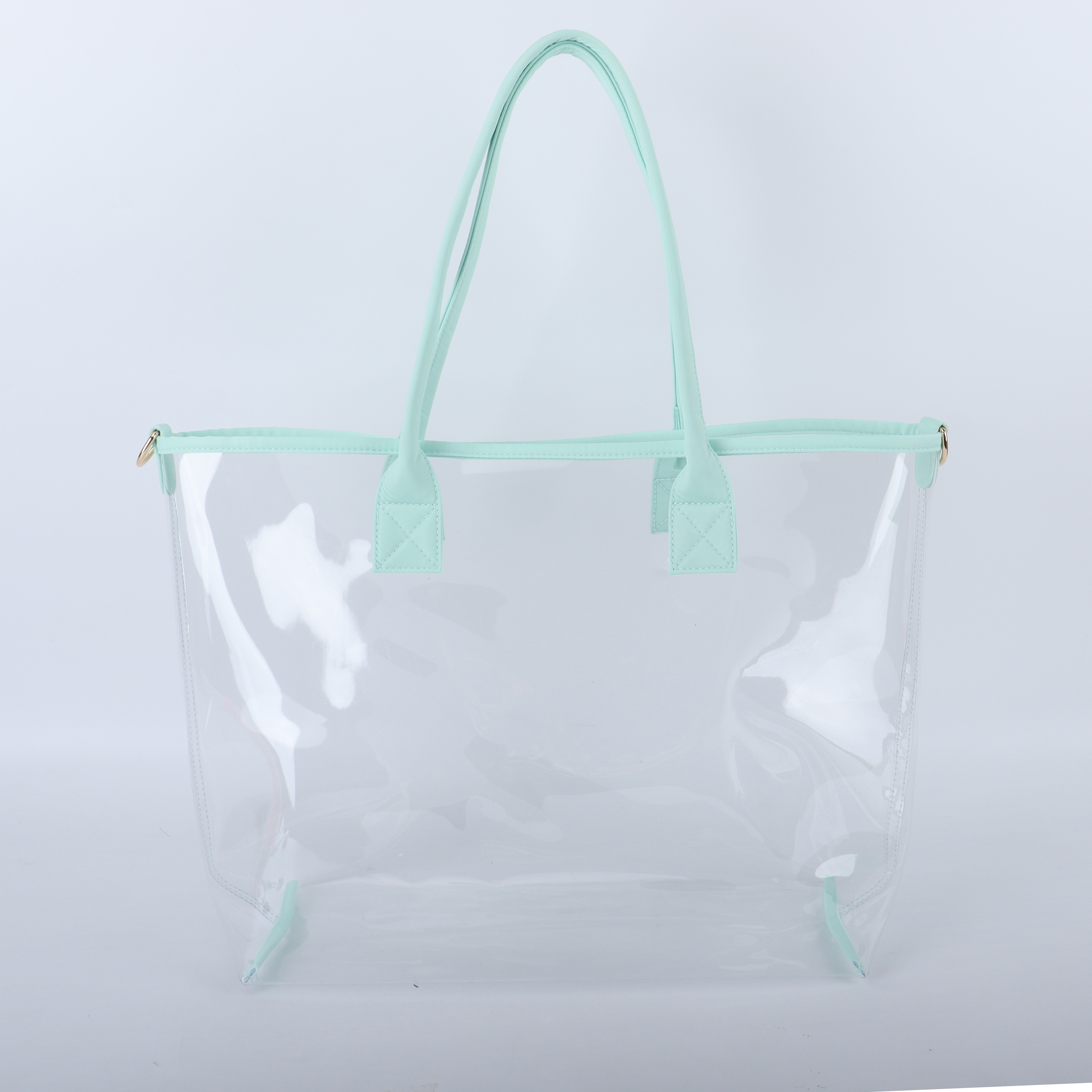 Tote trasparente alla menta