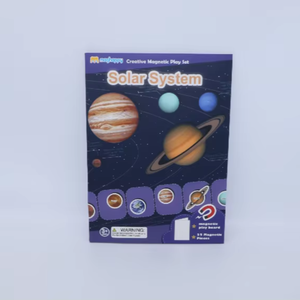 ตัวต่อแบบสั่งทำพิเศษและกระดานเกมแม่เหล็ก - ฉากกระดานเกมระบบสุริยะแปดดาวเคราะห์ ของเล่นเสริมพัฒนาการสำหรับเด็กอายุ <span class=keywords><strong>3</strong></span> <span class=keywords><strong>ป</strong></span>ีขึ้นไ<span class=keywords><strong>ป</strong></span> - Product Image 1