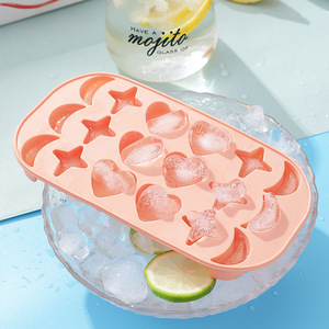Heart sharp Ice Long Large Ice Cube <strong>Tray</strong> Ball Maker Diamond Rose <strong>Circle</strong> butterfly Big Thin Round Silicone Mold Ice Cube <strong>Tray</strong> - Product Image 1