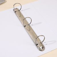 Carpeta de Anillas Resistente de 3 Anillas |   Carpeta de Hojas Sueltas con Cubierta Transparente de PVC Blanco, para Informes y Presentaciones, Modelo A4, Marca Chengxi Digital