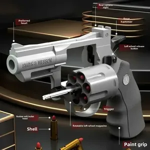 ปืนของเล่นยิงลูกดอกอัตโนมัติ <span class=keywords><strong>Magnum</strong></span> ZP5 <span class=keywords><strong>357</strong></span> พร้อมลูกดอกนิรภัยหลายลูก ชุดของเล่นแอคชั่นกลางแจ้งสำหรับเด็กและผู้ใหญ่ - Product Image 6