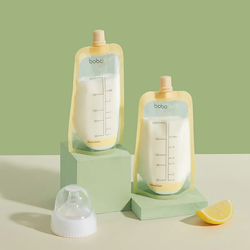 Directly Connected To Breast Pump Disposable Breast Milk Storage Bags For Storing and Freezing Breastmilk