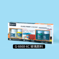 Kit de peinture DIY Giorgione 6618-6C pour aquarelle, acrylique, huile, tissu, verre, affiche - pour papier, toile et autres supports