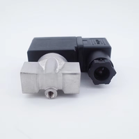 Válvula Solenoide de Agua de 2 Vías SS304 Normalmente Cerrada G1/4" AC220V Orificio 4mm/5mm/6mm SPU Arranque a Cero Presión 0-4bar/1bar/0.5bar