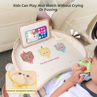 Plateau repas pliable pour siège auto enfant, plateau de divertissement pour poussette, table de voyage pour bébé