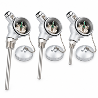 WZP-330/WRN-330 Termokopel Flens Aktif PT100 Sensor Suhu Tahan Platinum OEM IP65 Baja Tahan Karat 0.5C