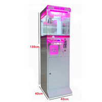 Machine à Pinces Mini TIDE House pour Enfants et Adultes, Console de Jeu de Table d'Amusement, Attrape-Étoiles Chanceuses, Accepteur de Pièces et Billets, Jeu de Boxe
