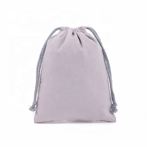 Bolsa de Tela de Algodón Muselina Orgánica Ecológica Personalizada, Bolsa Pequeña Blanca de Calicó con Cordón y Logotipo Promocional - Product Image 4