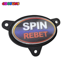 Boutons Y Ball Y, Boutons ovales rotatifs, Bouton poussoir Ballly Wave Pro pour machines de jeux vidéo Fire Link