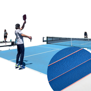Prix d'usine, vente en gros, revêtement de sol en caoutchouc pour terrain de pickleball T700, surface bleue antidérapante, écologique, utilisation intérieure et extérieure - Product Image 1