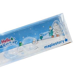 Poupée d'<span class=keywords><strong>action</strong></span> de Noël transparente personnalisée Anime Figure Champignons Jouet Cadeau Affichage Blister Pp Pvc Pet Boîte d'emballage en plastique transparent - Product Image 4