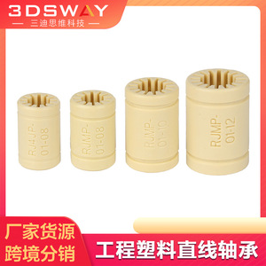 Rodamiento Lineal de Precisión P5 de Plástico de Ingeniería Serie RJMP 06 08 10 12mm de Shenzhen Sandi Thinking Technology - Product Image 4