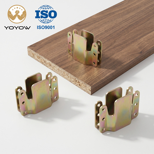 YOYOW Soporte Conector de Hierro de Alta Calidad con Diseño Tradicional en Forma de Montaña para Sofá Cama Seccional Entrelazado, 6 Agujeros, Fácil Instalación - Product Image 1