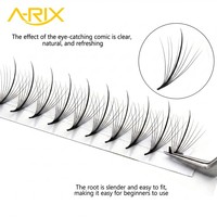 Extensions de cils A-RIX Wispy Spike faites à la main, effet aile de papillon 5/7/9D, bouquets préfabriqués volumineux 8-15mm, style anime