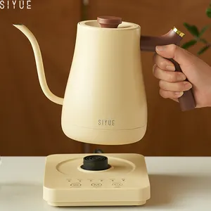  Siyue 900 Ml Roestvrijstalen Variabele Temperatuurregeling Koffie Gooseneck Waterkoker Giet Over Thee Koffieproducten 9548