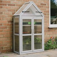 Pour colombe gris 132X70.5X41 cm Nature bois traité sous pression assemblage facile jardin serre Nylon ciseaux pour chats oiseaux arbres