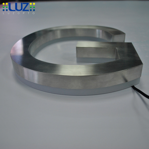 2020 hot selling 3d mirror neon polished stainless steel acrylic letter light led - Product Image 6