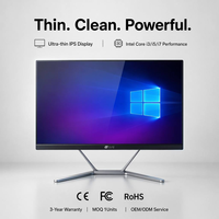 PC Todo en Uno de Alto Rendimiento de 24/27 Pulgadas, Intel Core i3/i5, Computadora de Escritorio AIO con Cámara Web para Oficina y Negocios