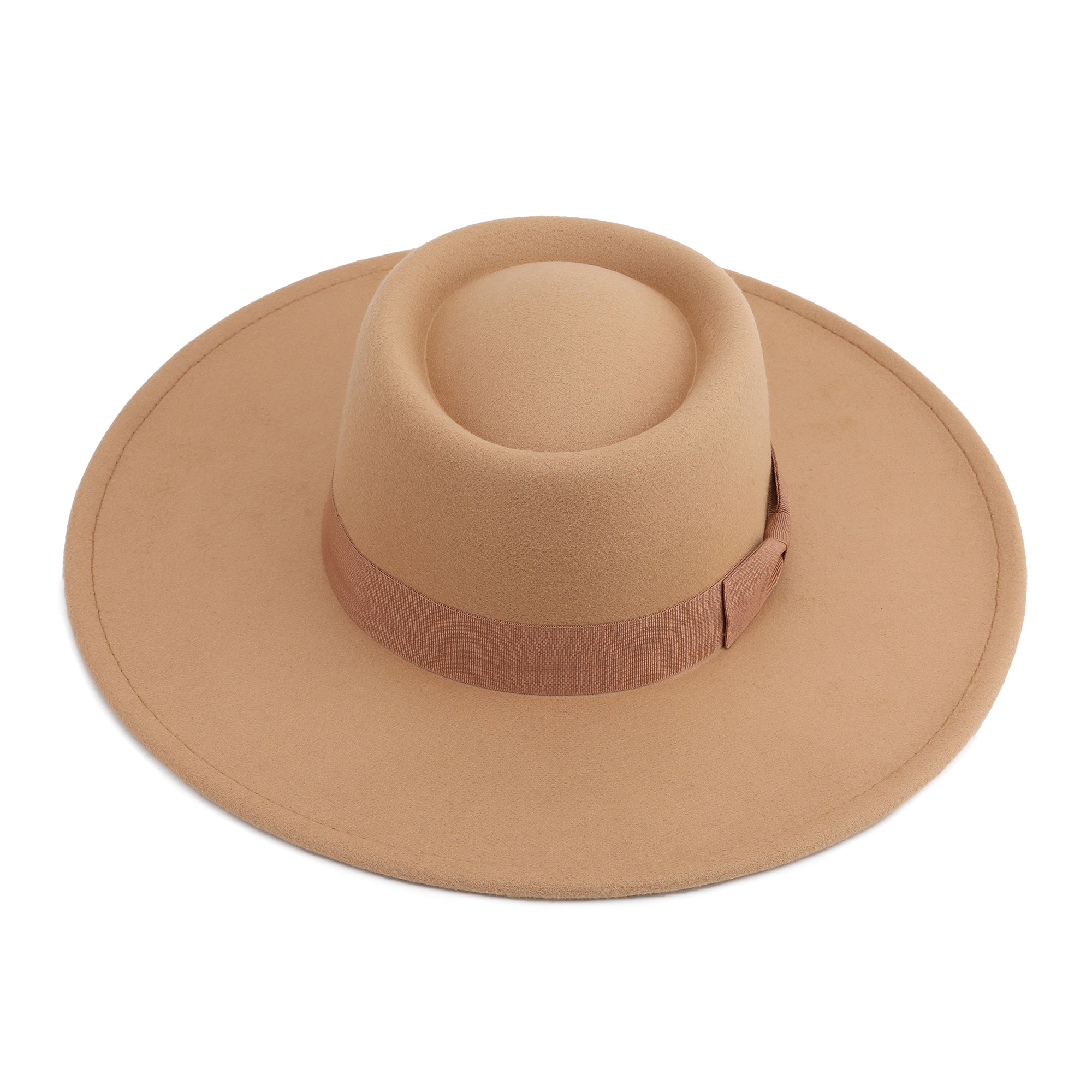 Fedora Hats My Fedora Dark Camel Fedora Hat, Vegan Felt 