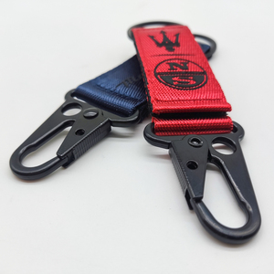 Nhà máy nóng bán tùy chỉnh chuyến bay vải thêu máy bay phản lực <span class=keywords><strong>tag</strong></span> dệt Keychain với logo riêng của bạn - Product Image 4