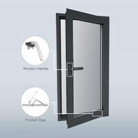 Aksesoris Jendela Geser Aluminium Pabrik, Gagang Jendela Aluminium Casement