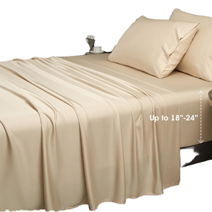 Lenzuola di bambù organico 100% di lusso all'ingrosso - Product Image 5