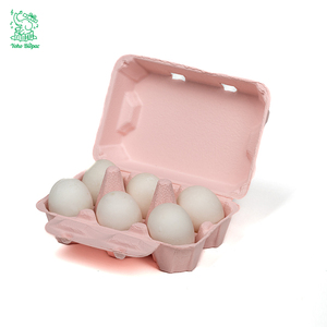 Cartones <span class=keywords><strong>de</strong></span> huevos <span class=keywords><strong>de</strong></span> papel desechables biodegradables al por mayor cartones <span class=keywords><strong>de</strong></span> huevos <span class=keywords><strong>de</strong></span> pato grandes <span class=keywords><strong>de</strong></span> color en blanco a la venta a granel - Product Image 3