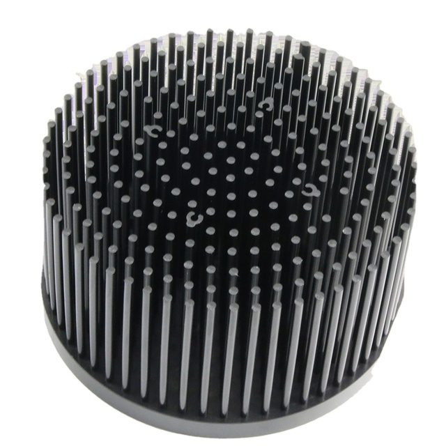 50w High Power LED Light Heatsink Anodized Aluminum Heatsink Pin Fin Round Heat Sink