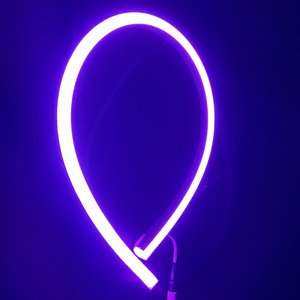 Tùy chỉnh DC 24V SMD5050 RGBW Nhiều màu <span class=keywords><strong>DMX</strong></span> điều khiển 512 linh hoạt Silicone <span class=keywords><strong>LED</strong></span> Strip ánh sáng neon ánh sáng cho trong nhà sảnh khách sạn - Product Image 1