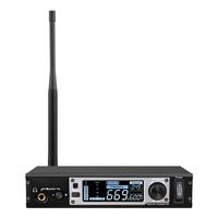 XTUGA IEM720 UHF 50Hz-15KHz Système de monitoring intra-auriculaire sans fil XLR avec suppression du bruit, boîtier métallique, pour église et scène